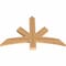 Ekena Millwork Alberta Smooth Timber Gable Bracket, Western Red Cedar, 36"W x 24"H x 1 1/2"D x 3 1/2"F, 16/12 Pitch GBW036X24X0204ALB00SWR - alternate 4